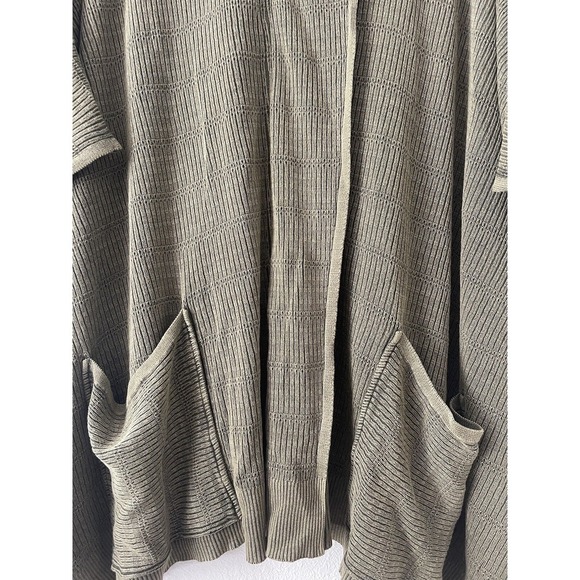 Rare FREE PEOPLE Green Oversized Poncho Jacket New in XS/S - Picture 4 of 5